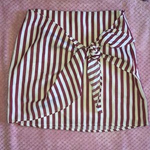 Cute red and white skirt